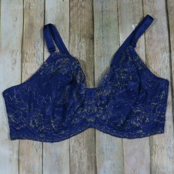 Wacoal Other - New Wacoal Love to Lace Underwire Bra US 40C Blue